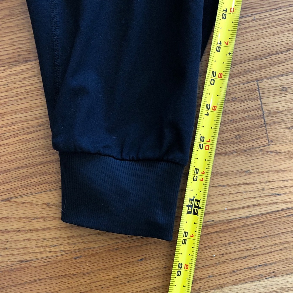 Zella Black Sleeveless Jumpsuit with Drawstring Waist, EUC, L - Picture 8 of 16